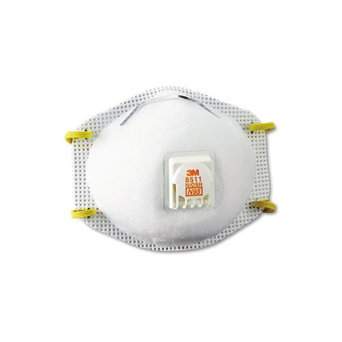 Particulate Respirator W/cool Flow Exhalation Valve, Standard Size, 10/box