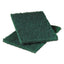 Heavy Duty Scouring Pad 86, 6 X 9, Green, 12/pack, 3 Packs/carton