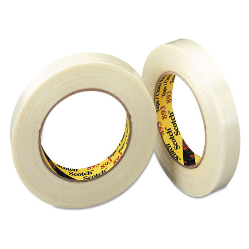 Filament Tape, 3" Core, 48 Mm X 55 M, Clear, 24/carton