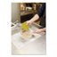Dual Purpose Scour Pad, 5 X 5, Green/yellow, 15/carton