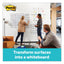 Dry Erase Surface With Adhesive Backing, 36 X 24, White Surface