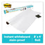 Dry Erase Surface With Adhesive Backing, 96 X 48, White Surface