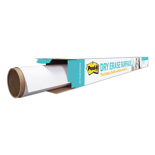 Dry Erase Surface With Adhesive Backing, 96 X 48, White Surface