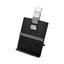 Fold-flat Freestanding Desktop Copyholder, 150 Sheet Capacity, Plastic, Black/silver Clip