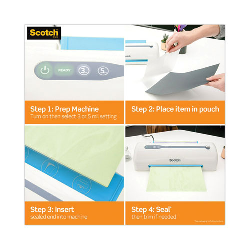 Refill For Ls1000 Laminating Machines, 5.6 Mil, 12" X 100 Ft, Gloss Clear
