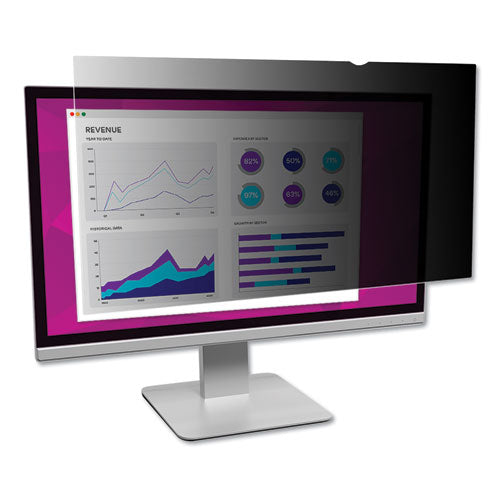 High Clarity Privacy Filter For 24" Widescreen Flat Panel Monitor, 16:10 Aspect Ratio