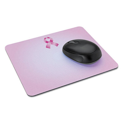 Precise Mouse Pad With Nonskid Repositionable Adhesive Back, 8.5 X 7, Bitmap Design