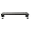 Monitor Stand Ms100b, 21.6 X 9.4 X 2.7 To 3.9, Black/clear, Supports 33 Lb