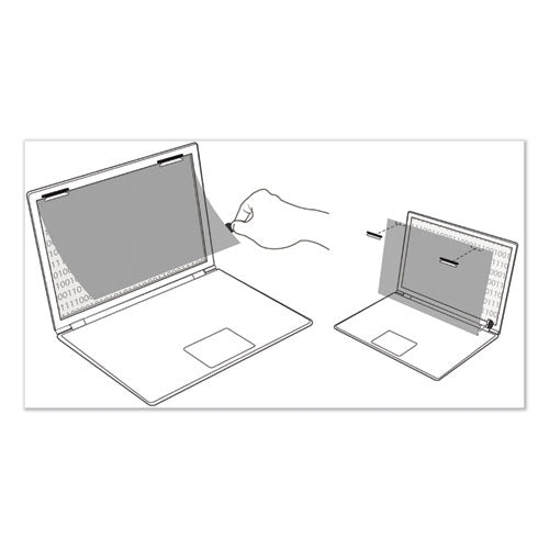 Frameless Blackout Privacy Filter For 13.3" Widescreen Laptop, 16:9 Aspect Ratio