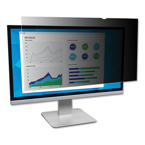Frameless Blackout Privacy Filter For 19.5" Widescreen Flat Panel Monitor, 16:9 Aspect Ratio