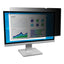 Frameless Blackout Privacy Filter For 23.6" Widescreen Flat Panel Monitor, 16:9 Aspect Ratio