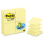 Original Canary Yellow Pop-up Refill Value Pack, 3" X 3", Canary Yellow, 100 Sheets/pad, 24 Pads/pack