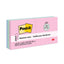 Original Recycled Pop-up Notes, 3" X 3", Sweet Sprinkles Collection Colors, 100 Sheets/pad, 6 Pads/pack