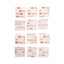 Extreme Fasteners, 1" X 1", White, 6/pack