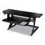 Precision Standing Desk, 35.4" X 22.2" X 6.2" To 20", Black