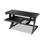 Precision Standing Desk, 35.4" X 22.2" X 6.2" To 20", Black