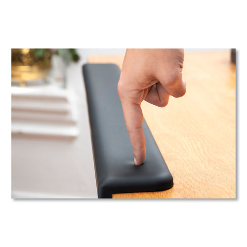 Gel Wrist Rest For Standing Desks, 30.13 X 3.25, Black