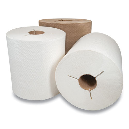 Morsoft Controlled Towels, Y-notch, 8" X 800 Ft, White, 6/carton