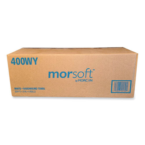 Morsoft Controlled Towels, Y-notch, 8" X 800 Ft, White, 6/carton