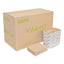 Valay Interfolded Napkins, 1-ply, 6.3 X 8.85, Kraft, 6,000/carton