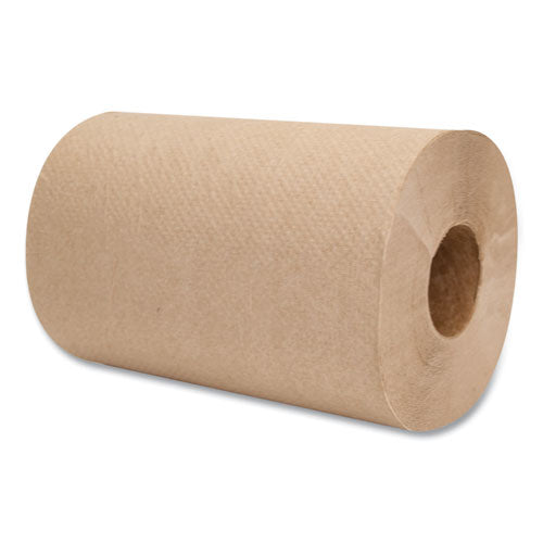 Morsoft Universal Roll Towels, 8" X 350 Ft, Brown, 12 Rolls/carton