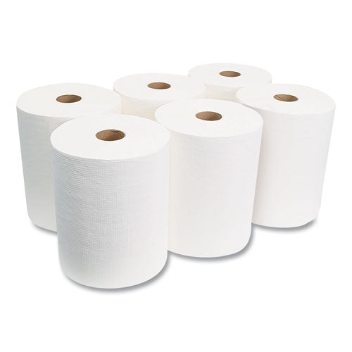10 Inch Tad Roll Towels, 10" X 700 Ft, White, 6/carton