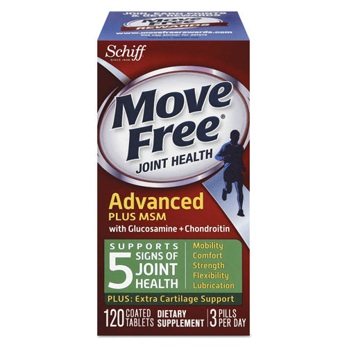 Move Free Advanced Plus Msm Joint Health Tablet, 120 Count