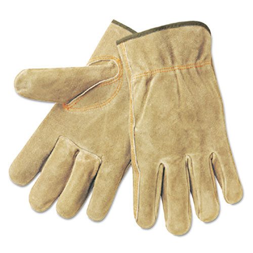 Gloves,splt Lea Russet