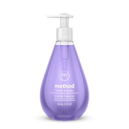 Gel Hand Wash, French Lavender, 12 Oz Pump Bottle