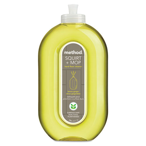 Squirt + Mop Hard Floor Cleaner, 25 Oz Spray Bottle, Lemon Ginger, 6/carton