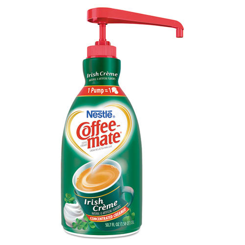 Liquid Coffee Creamer, French Vanilla, 1.5 Liter Pump Bottle, 2/carton