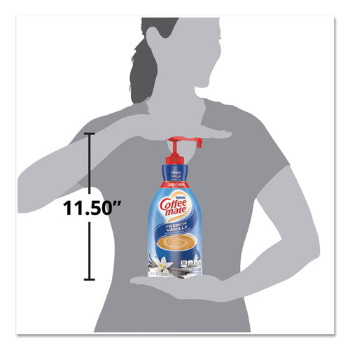 Liquid Coffee Creamer, French Vanilla, 1.5 Liter Pump Bottle, 2/carton
