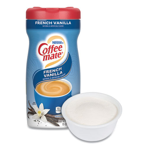 Non-dairy Powdered Creamer, French Vanilla, 15 Oz Canister, 12/carton