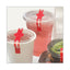 Secureit Tamper Evident Food Container Seals, 1" X 3", Red, Paper, 250/roll, 2 Rolls/pack