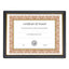 Ez Mount Document Frame With Trim Accent And Plastic Face, Plastic, 8.5 X 11 Insert, Black