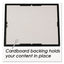 Ez Mount Document Frame With Trim Accent And Plastic Face, Plastic, 8 X 10, Black/gold