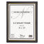 Ez Mount Document Frame With Trim Accent And Plastic Face, Plastic, 8 X 10, Black/gold