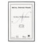 Metal Poster Frame, Plastic Face, 24 X 36, Black