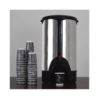 100-cup Percolating Urn, Stainless Steel