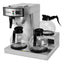 Three-burner Low Profile Institutional Coffee Maker, 36-cup, Stainless Steel