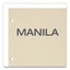 Write-on Tab Dividers, 5-tab, 11 X 8.5, Manila, 20 Sets