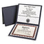 Diploma Cover, 12.5 X 10.5, Navy