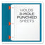 Twin-pocket Folders With 3 Fasteners, 0.5" Capacity, 11 X 8.5, Light Blue, 25/box