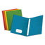 Twin-pocket Folders With 3 Fasteners, 0.5" Capacity, 11 X 8.5, Burgundy, 25/box