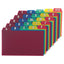 Durable Poly A-z Card Guides, 1/5-cut Top Tab, A To Z, 5 X 8, Assorted Colors, 25/set