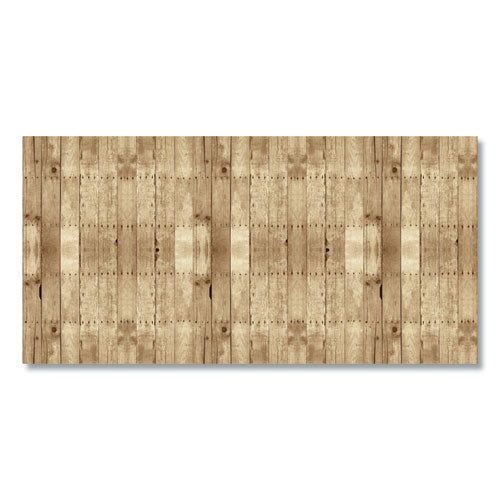 Bordette Designs, 48" X 50 Ft Roll, Weathered Wood, Brown/white