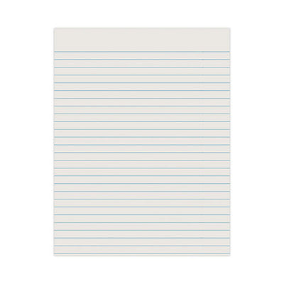 Ruled Newsprint Paper, 3/8" Short Rule, 8.5 X 11, 500/pack