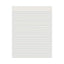 Ruled Newsprint Paper, 3/8" Short Rule, 8.5 X 11, 500/pack