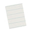 Ruled Newsprint Paper, 3/8" Short Rule, 8.5 X 11, 500/pack