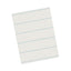 Ruled Newsprint Paper, 3/8" Short Rule, 8.5 X 11, 500/pack
